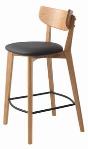Barová stolička Unique Furniture PERO hnedá dub 41114202
