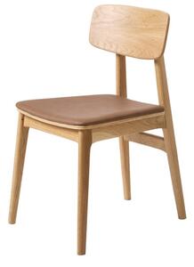 Jedálenská stolička Unique Furniture LIVO hnedá drevo 38444203