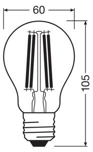 LED Žiarovka CLASSIC FILAMENT A60 E27/11W/230V 2700K - Ledvance