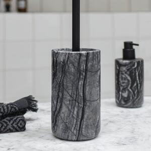 Čierna mramorová WC kefa Marble – Mette Ditmer Denmark