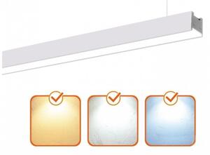 LED prisadené/závesné stropné svietidlo KOLINE LED/40W/230V 3000/4000/6500K 120 cm biela