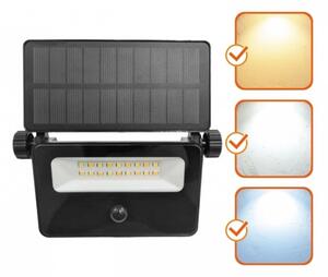 LED solárny reflektor so senzorom NCS G2 LED/10W/3,7V 3000/4000/6500K IP54 1800 mAh