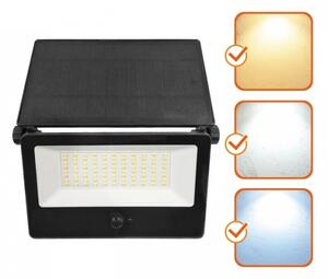 LED solárny reflektor so senzorom NCS G2 LED/30W/3,7V 3000/4000/6500K IP54 5200 mAh