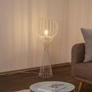 Stojacia lampa Mercure, piesok, kov/plast, výška 93 cm