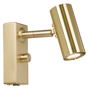 Belid - Cato Nástenné Svietidlo Glossy Polished Brass Single LED Belid - Lampemesteren