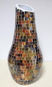 Váza GLANZ hnedá, 47 cm, ručná práca
