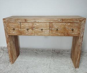 Konzolový stolík BOHO z tíkového dreva
