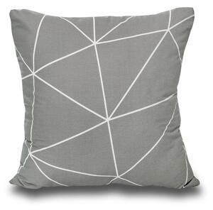 Kvalitex Obliečka na vankúš bavlna NORDIC COLLECTION GRID sivé Rozmer: 40x40cm