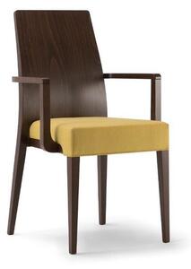 MADRID dizajnová stolička SB masívne nožičky drevená opierka