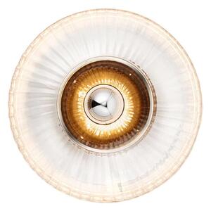 Design By Us - New Wave Optic Nástenné Svietidlo XL Clear/Silver - Lampemesteren