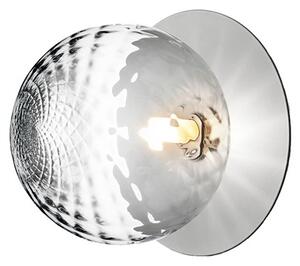 Nuura - Liila 1 Large Nástenné Svietidlo/Stropné Lampa Light Silver/Optic Clear - Lampemesteren