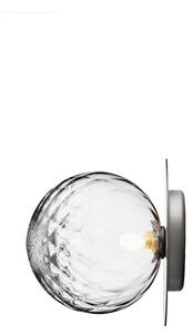 Nuura - Liila 1 Large Nástenné Svietidlo/Stropné Lampa Light Silver/Optic Clear - Lampemesteren