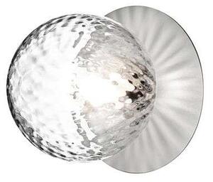 Nuura - Liila 1 Nástenné Svietidlo/Stropné Lampa Light Silver/Optic Clear - Lampemesteren