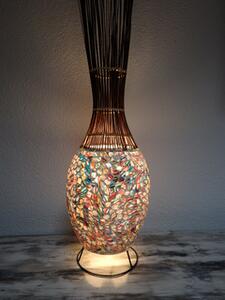 Stolná lampa EXOTIC pastel, ručná práca