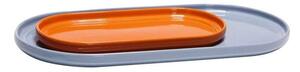 Hübsch - Amare Serving Trays Set of 2 Light Blue/Orange Hübsch - Lampemesteren