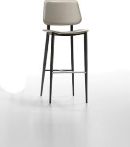 JOE barová stolička H65 / H75 čalúnená s kovovou podnožou