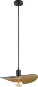 Luster SAVANA na lanku 1xE27/15W/230V pr. 30 cm čierna/zlatá