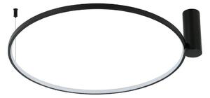 LED stropné svietidlo RING S LED/34W/230V 3000/4000/6000K priemer 60 cm čierna