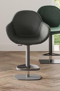 OSKAR barová dizajnová stolička, výškovo nastaviteľná, otočná