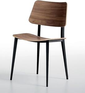 JOE SM-LG stolička dyhovaná s kovovou podnožou