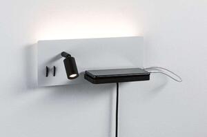 Paulmann - Serra LED Nástenné Svietidlo USB C Dim. Left Side Matt White/Matt Black Paulma - Lampemesteren