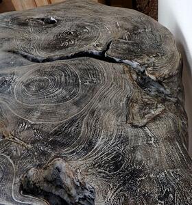 Stôl jedálenský TIMOR čierny, exotické drevo