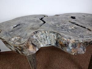 Stôl jedálenský TIMOR čierny, exotické drevo