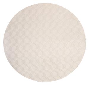 Obsession , Kusový koberec Diamond Cut 800 Cream kruh, 120x120 (priemer) kruh, béžová, obývacia izba