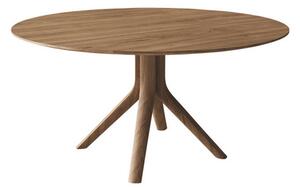 T 110 Jedálenský stôl masívny, pevný, orechové drevo, okrúhly Hülsta