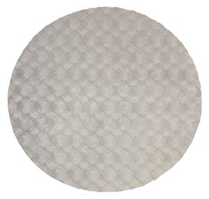 Obsession , Kusový koberec Diamond Cut 800 Grey kruh, 120x120 (priemer) kruh, šedá, obývacia izba