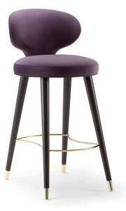 ELLE dizajnová barová stolička SG masívne nožičky kovové špičky