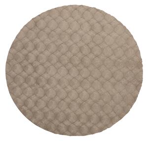 Obsession , Kusový koberec Diamond Cut 800 Taupe kruh, 120x120 (priemer) kruh, hnedá, obývacia izba