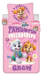 Detské obliečky na jednolôžko z mikrovlákna 140x200 cm Paw Patrol - Jerry Fabrics
