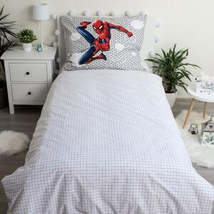 Bavlnené detské obliečky na jednolôžko so svietiacim efektom 140x200 cm Spiderman – Jerry Fabrics