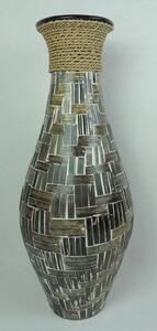 Váza NATURE 5, hnedá, keramika, ručná práca 80 cm