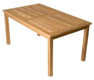 DIVERO jedálenský stôl, masívny 150 x 90 cm