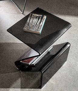 ZETA dizajnový sklenený stolík SOVET