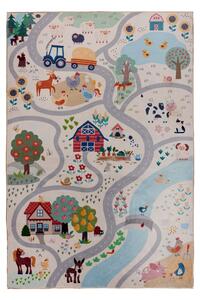 Obsession , Detský kusový koberec Magic Kids ML 108 Farm, 115x160, viacfarebná, detská izba
