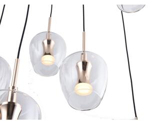 Zuma Line MD2291-11B-3BGT - LED závesný luster na lanku NELSON 11xLED/3W/230V čierna