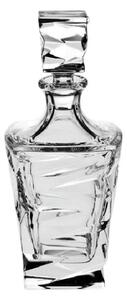Bohemia Crystal Karafa na whisky ZigZag 750ml