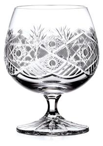 Bohemia Crystal Ručne brúsené poháre na brandy a koňak Bratislava 250ml (set po 6ks)