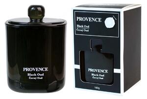 Vonná sviečka v skle PROVENCE 25 hodín black oud