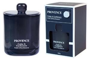 Vonná sviečka v skle PROVENCE 25 hodín céder kardamóm
