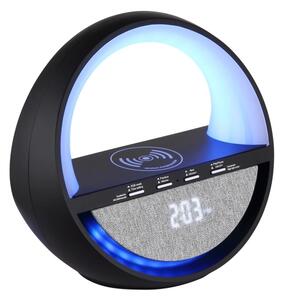 Globo 39907S - LED RGB Dot nabíjateľná stolná lampa s reproduktorom SOUNDRA LED/3,5W/5V 1800 mAh