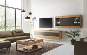 AUNIS luxusná obývačka masívne drevo Hulsta