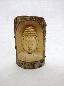 Soška Budha,20 cm, exotické drevo, ručná práca
