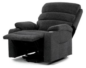 Polohovacie kreslo sivé, elektrické TV-S8348 GREY2