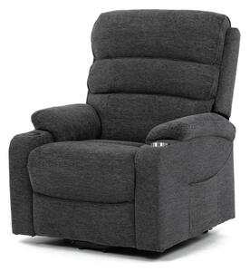 Polohovacie kreslo sivé, elektrické TV-S8348 GREY2