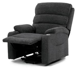 Polohovacie kreslo sivé, elektrické TV-S8348 GREY2