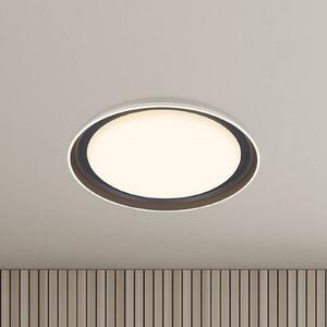 Stropné svietidlo Ijus LED, biela/antracitová, Ø 43 cm, plast